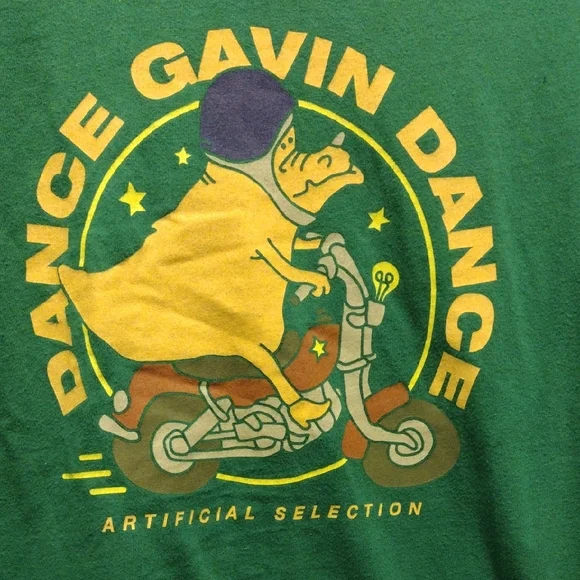 Dance Gavin Dance Green Graphic Tee - Picture 3 of 4